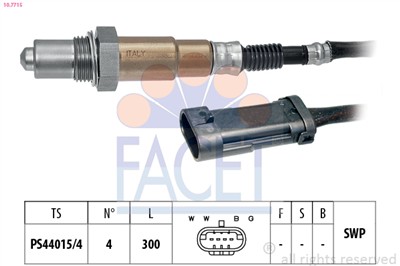 FACET 10.7715 Číslo výrobce: KW 497 715. EAN: 8012510093207.