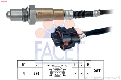 FACET 10.8168 Číslo výrobce: KW 498 168. EAN: 8012510026571.