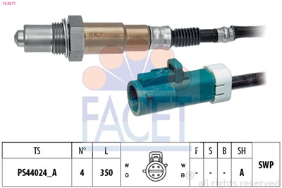 FACET 10.8271 Číslo výrobce: EPS 1.998.271. EAN: 8012510056691.