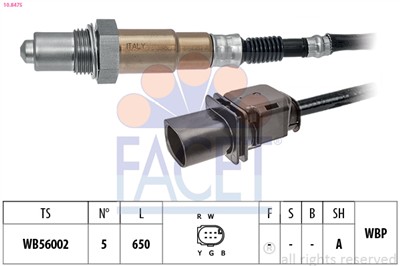 FACET 10.8475 Číslo výrobce: EPS 1.998.475. EAN: 8012510032169.