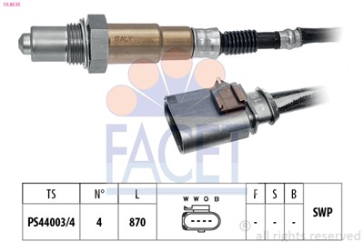 FACET 10.8535 Číslo výrobce: EPS 1.998.535. EAN: 8012510074756.