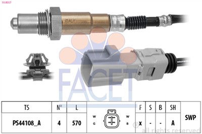 FACET 10.8557 Číslo výrobce: EPS 1.998.557. EAN: 8012510300237.