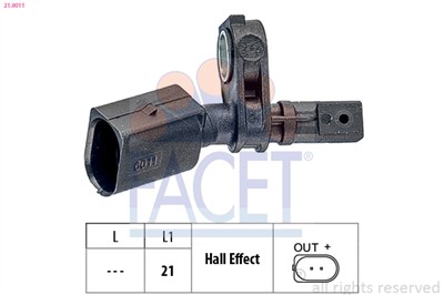 FACET 21.0011 Číslo výrobce: KW 460 011. EAN: 8012510049426.