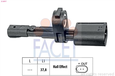 FACET 21.0017 Číslo výrobce: KW 460 017. EAN: 8012510054215.