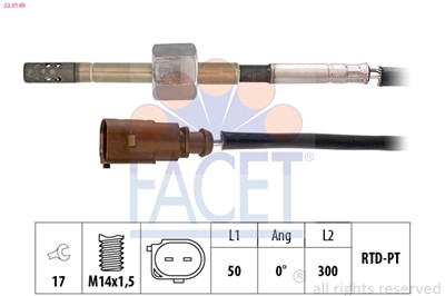 FACET 22.0149 Číslo výrobce: EPS 1.220.149. EAN: 8012510064887.