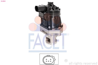 FACET 23.0063 Číslo výrobce: KW 463 063. EAN: 8012510300404.