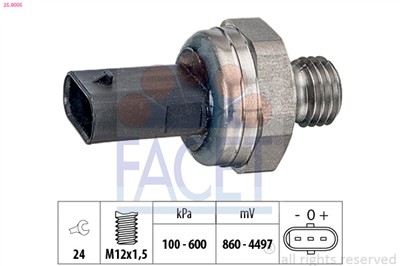 FACET 25.0005 Číslo výrobce: KW 480 005. EAN: 8012510302163.