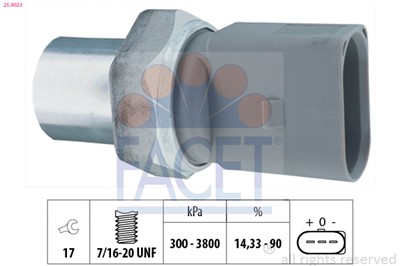 FACET 25.0023 Číslo výrobce: KW 480 023. EAN: 8012510303436.