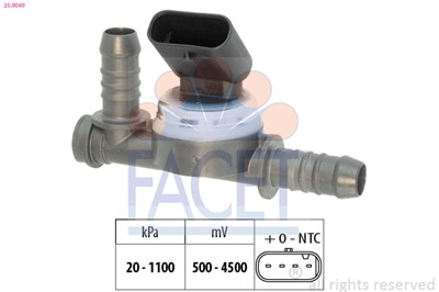 FACET 25.0049 Číslo výrobce: KW 480 049. EAN: 8012510304495.