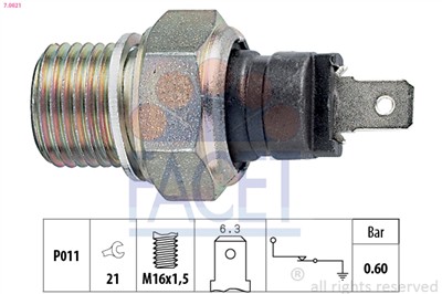 FACET 7.0021 Číslo výrobce: EPS 1.800.021. EAN: 8012510037584.