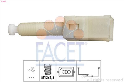 FACET 7.1087 Číslo výrobce: EPS 1.810.087. EAN: 8012510039854.