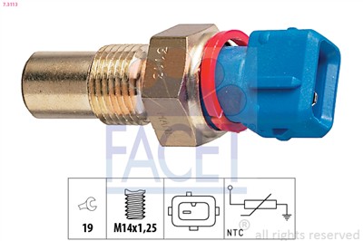 FACET 7.3113 Číslo výrobce: KW 530 113. EAN: 8012510041154.