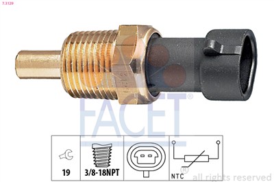 FACET 7.3129 Číslo výrobce: EPS 1.830.129. EAN: 8012510041314.