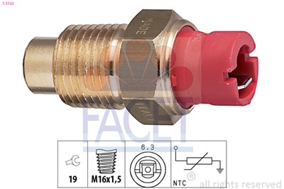 FACET 7.3132 Číslo výrobce: KW 530 132. EAN: 8012510041345.