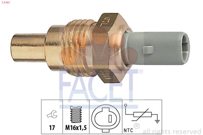 FACET 7.3161 Číslo výrobce: KW 530 161. EAN: 8012510061848.