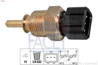 FACET 7.3367 Číslo výrobce: KW 530 367. EAN: 8012510034804.