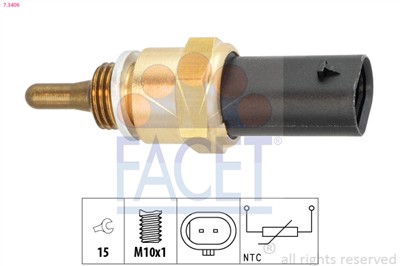 FACET 7.3406 Číslo výrobce: KW 530 406. EAN: 8012510070307.