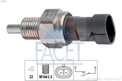 FACET 7.6117 Číslo výrobce: KW 560 117. EAN: 8012510045879.