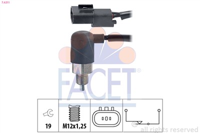 FACET 7.6211 Číslo výrobce: KW 560 211. EAN: 8012510076170.