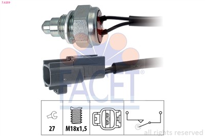 FACET 7.6259 Číslo výrobce: KW 560 259. EAN: 8012510025710.