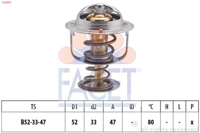 FACET 7.8205S Číslo výrobce: EPS 1.880.205S. EAN: 8012510082584.