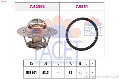FACET 7.8239 Číslo výrobce: KW 580 239. EAN: 8012510083031.