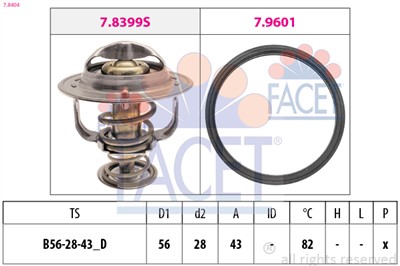 FACET 7.8404 Číslo výrobce: EPS 1.880.404. EAN: 8012510087619.