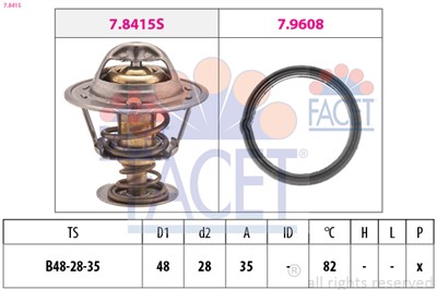 FACET 7.8415 Číslo výrobce: EPS 1.880.415. EAN: 8012510087831.