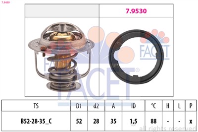FACET 7.8489 Číslo výrobce: EPS 1.880.489. EAN: 8012510089743.