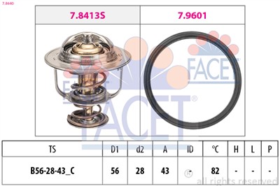 FACET 7.8640 Číslo výrobce: EPS 1.880.640. EAN: 8012510010105.