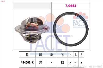 FACET 7.8727 Číslo výrobce: EPS 1.880.727. EAN: 8012510024157.