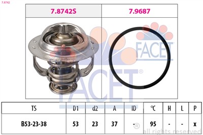 FACET 7.8742 Číslo výrobce: EPS 1.880.742. EAN: 8012510023761.