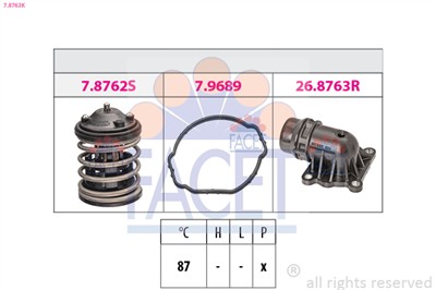 FACET 7.8763K Číslo výrobce: KW 580 763K. EAN: 8012510032435.