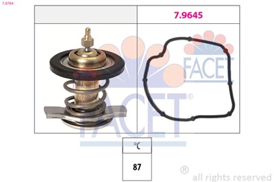 FACET 7.8784 Číslo výrobce: KW 580 784. EAN: 8012510035566.