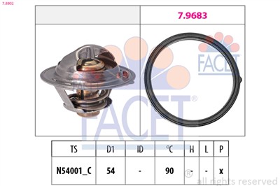 FACET 7.8802 Číslo výrobce: EPS 1.880.802. EAN: 8012510034248.
