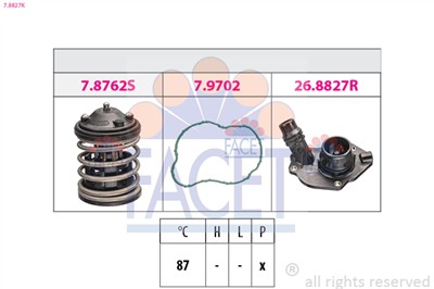 FACET 7.8827K Číslo výrobce: KW 580 827K. EAN: 8012510035085.