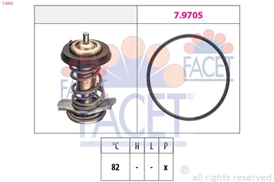FACET 7.8842 Číslo výrobce: KW 580 842. EAN: 8012510036617.