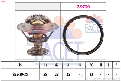 FACET 7.8945 Číslo výrobce: EPS 1.880.945. EAN: 8012510041840.