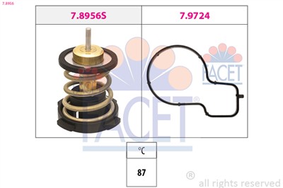 FACET 7.8956 Číslo výrobce: KW 580 956. EAN: 8012510033678.
