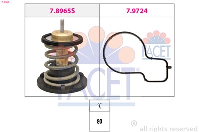 FACET 7.8965 Číslo výrobce: KW 580 965. EAN: 8012510033685.