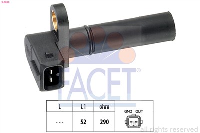 FACET 9.0035 Číslo výrobce: KW 453 035. EAN: 8012510077702.
