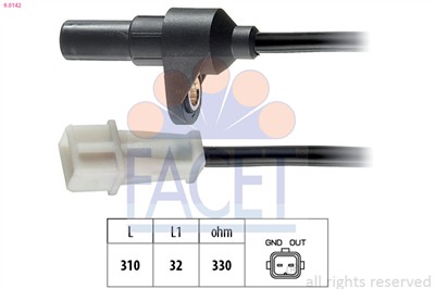 FACET 9.0142 Číslo výrobce: EPS 1.953.142. EAN: 8012510098462.
