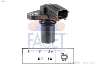 FACET 9.0281 Číslo výrobce: KW 453 281. EAN: 8012510086216.