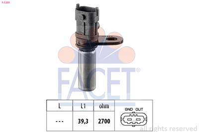 FACET 9.0288 Číslo výrobce: KW 453 288. EAN: 8012510091050.