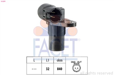 FACET 9.0291 Číslo výrobce: KW 453 291. EAN: 8012510006528.