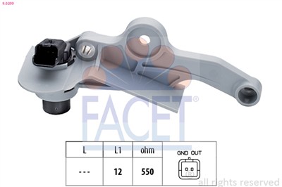 FACET 9.0299 Číslo výrobce: EPS 1.953.299. EAN: 8012510089057.