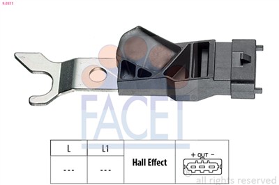 FACET 9.0311 Číslo výrobce: EPS 1.953.311. EAN: 8012510095621.