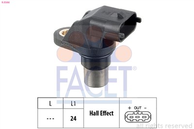 FACET 9.0344 Číslo výrobce: KW 453 344. EAN: 8012510006665.