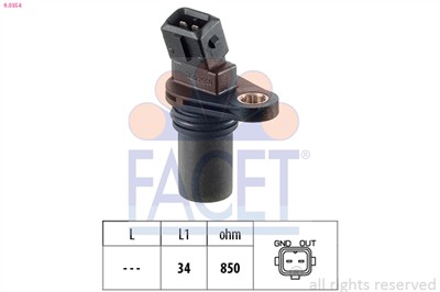 FACET 9.0354 Číslo výrobce: KW 453 354. EAN: 8012510093160.