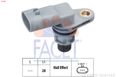 FACET 9.0380 Číslo výrobce: KW 453 380. EAN: 8012510009222.
